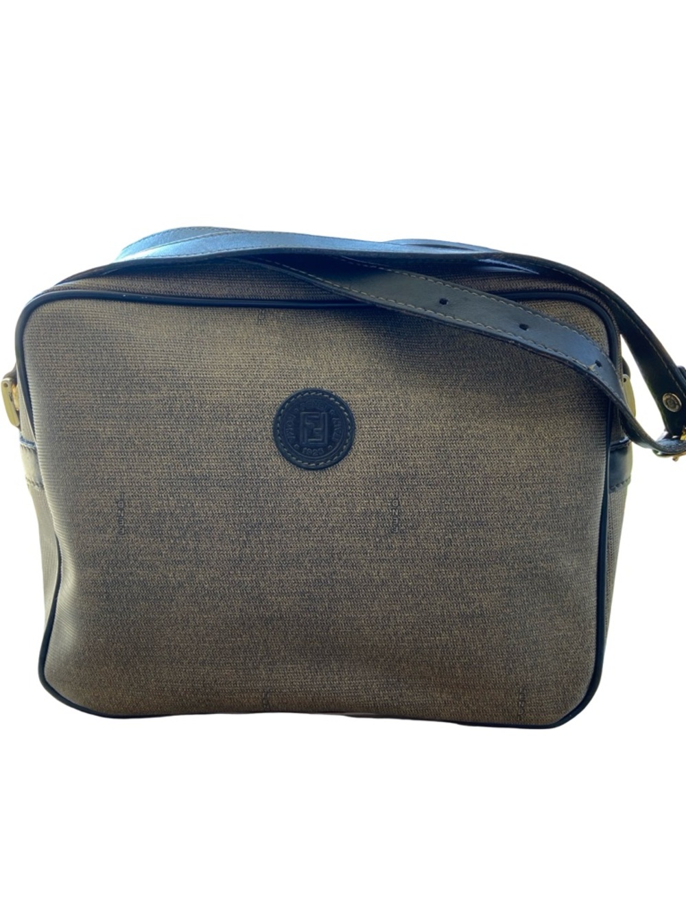 FENDI Vintage Pequin Camera Bag